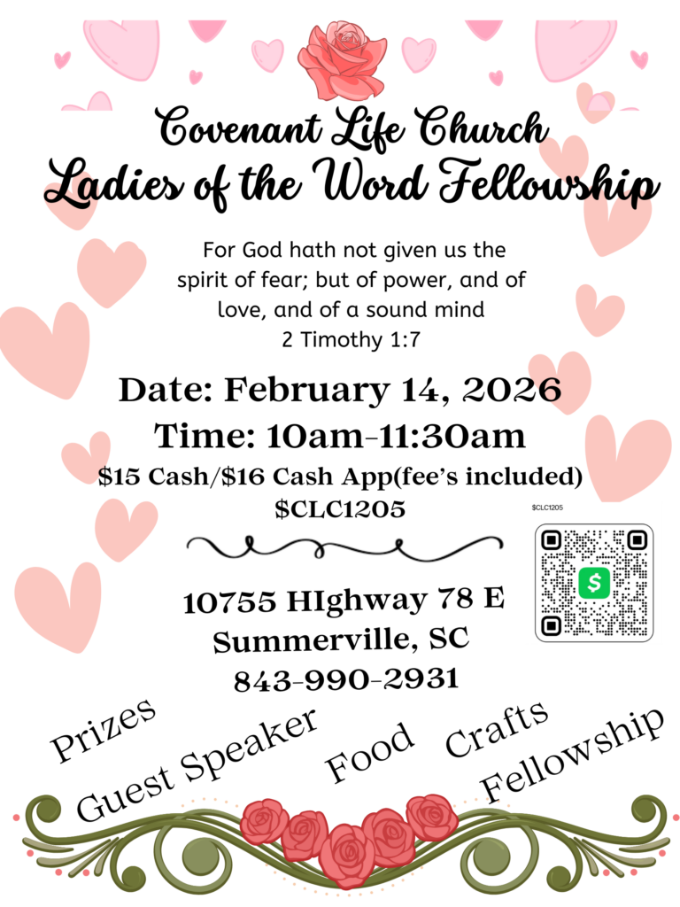 poster for Ladies of the Word Fellowship